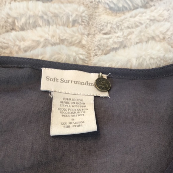 Soft Surroundings Sheer Beaded Cardigan - Picture 5 of 13